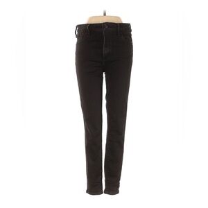 Abercrombie & Fitch Women's Curve Love High Rise Skinny Jeans in black